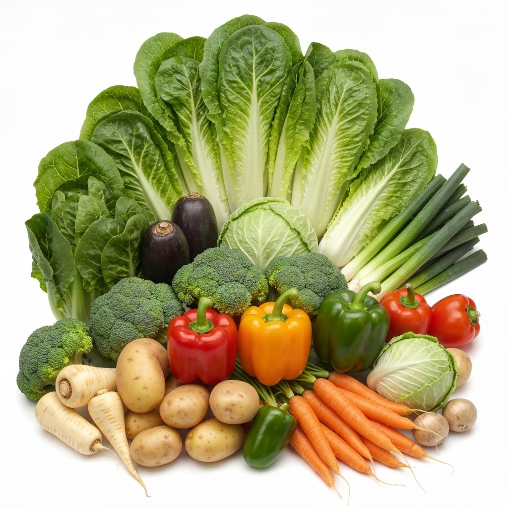 Colorful vegetables for nutrition
